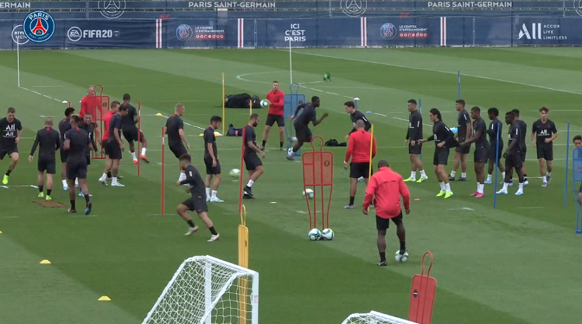 Les images du PSG ce samedi : entraînement et conférences de presse