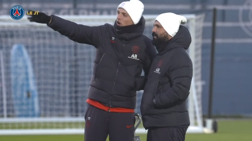 Les images du PSG ce lundi : célébrations et tirage des 8es de finale de la Ligue des Champions