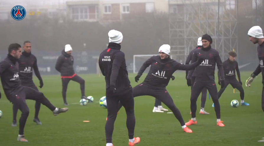 Les images du PSG ce jeudi : célébrations et entraînement