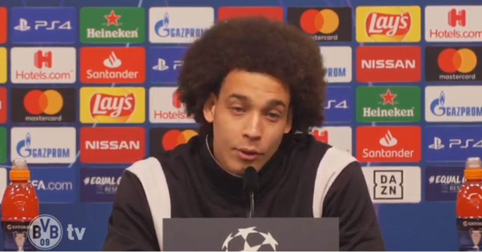 Dortmund/PSG - Witsel souligne le soutien des supporters et évoque la force offensive parisienne