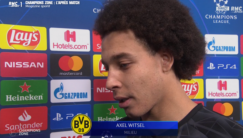 Dortmund/PSG - Axel Witsel « on ne leur a pas laissé grand chose »