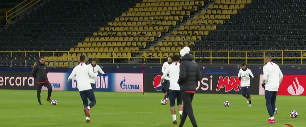 Les images du PSG ce lundi : voyage à Dortmund, entraînement et conférences de presse