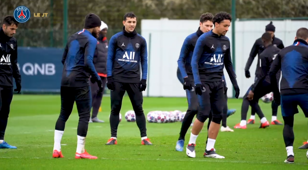 Les images du PSG ce mardi : entraînement et motivation avant de recevoir Dortmund