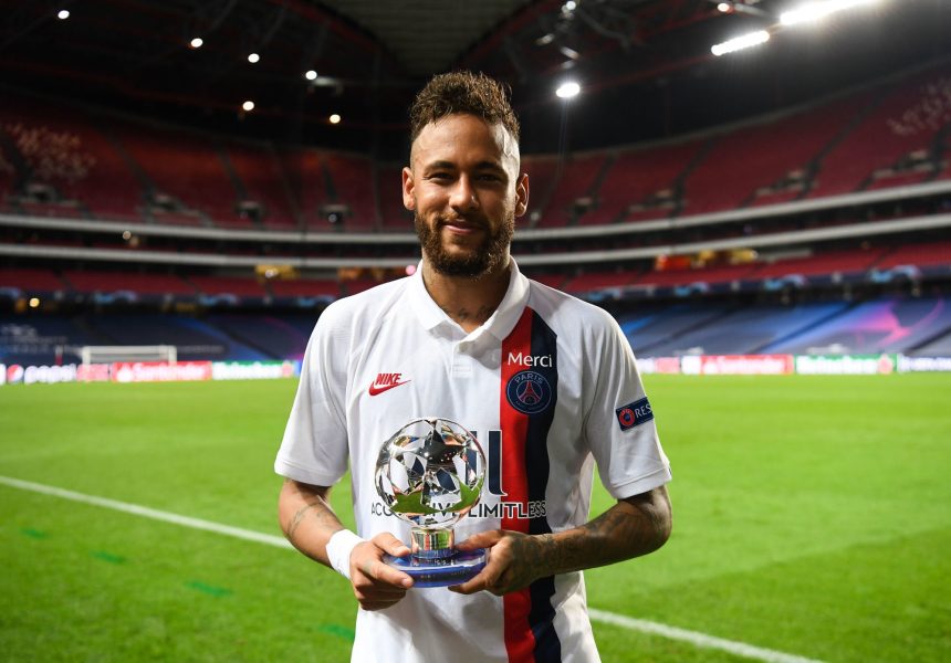 Atalanta/PSG - Neymar élu joueur du match par les supporters parisiens