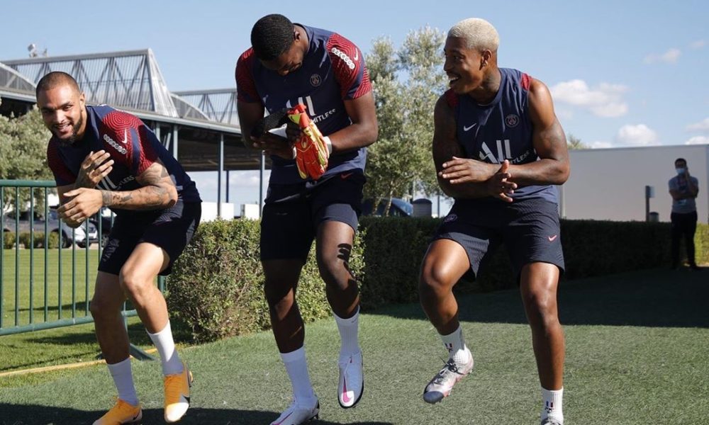 Les images du PSG ce samedi: entraînement et félicitations à l'OL pour leur qualification en demi-finale