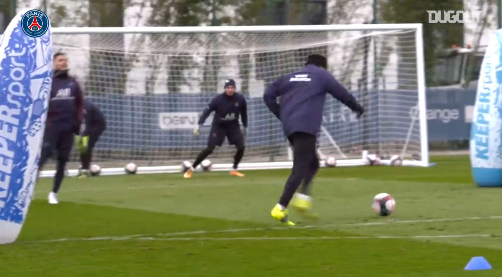 PSG/Montpellier - Retrouvez des extraits de l'entraînement des Parisiens