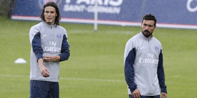 Le groupe parisien, sans Cavani ni Lavezzi  