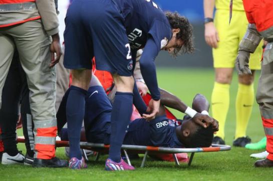 PSG Serge Aurier blessure