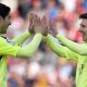 Suarez et Messi PSG FC Barcelone - Ligue des Champions