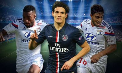 Cavani félicite Fekir et Lacazette