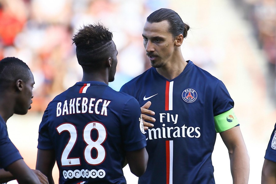 Zlatan + Bahebeck retour entrainement