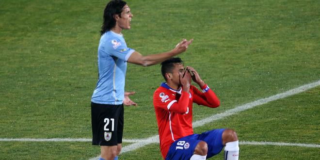 Copa America - Riolo Le doigt de Jara Le football est parfois un sport de garces