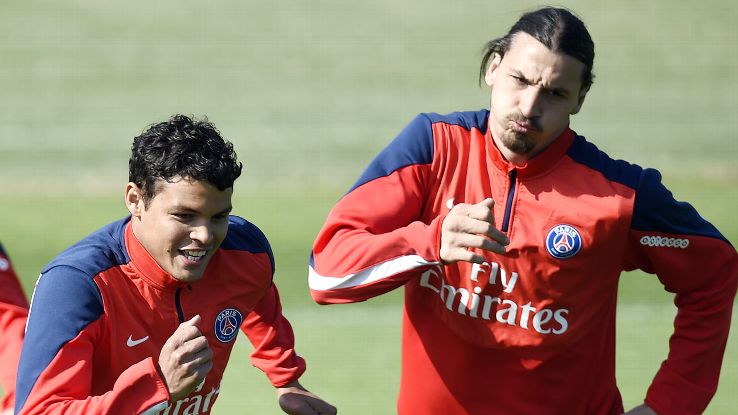 Thiago Silva, au meilleur de sa forme, veut voir Zlatan Ibrahimovic prolonger  