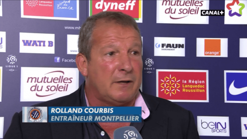 Rolland Courbis réaction match MHSC-PSG