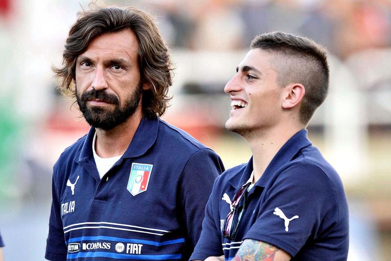 Pirlo : Verratti "n'est pas tellement comme moi", mais il a aussi un bel avenir