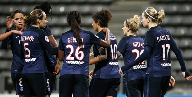 Journée de détection pour la section féminine du Paris Saint-Germain le 19 mai