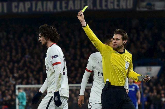 Adrien Rabiot carton jaune