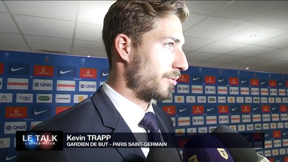 Kevin Trapp zone mixte PSG