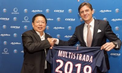 Le PSG annonce un nouveau sponsor avec un accord sur 3 ans: Multistrada