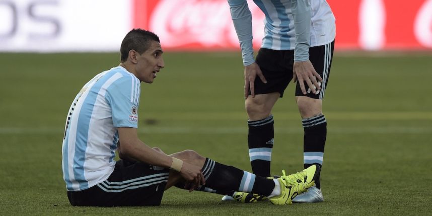 Copa America - Une rechute pour Di Maria, certainement forfait pour finale