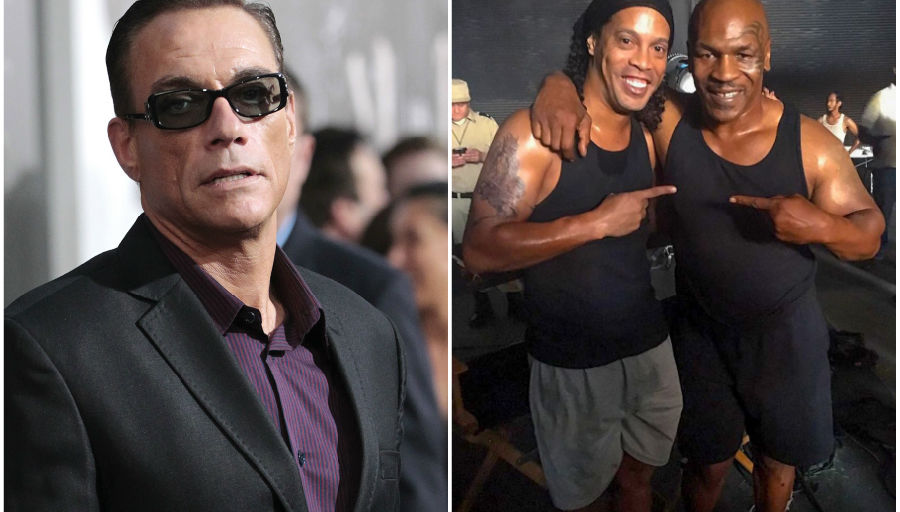 Ronaldinho au casting du prochain film de Jean-Claude Van Damme