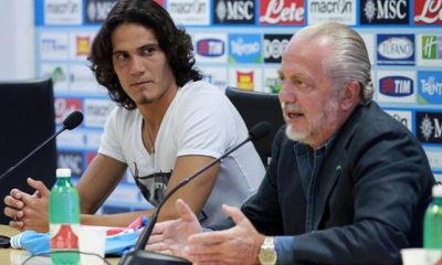 De Laurentiis se demande si Cavani lui en veut parce qu'il l'a trop bien vendu