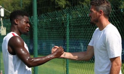 Anciens - Nicolas Douchez est passé au Camp des Loges ce samedi