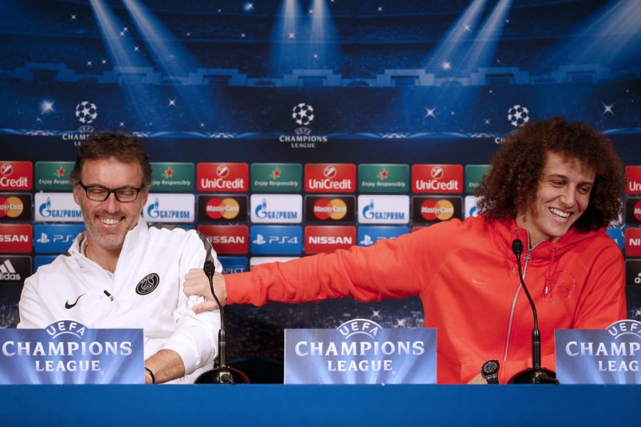 Laurent Blanc + David Luiz PSG