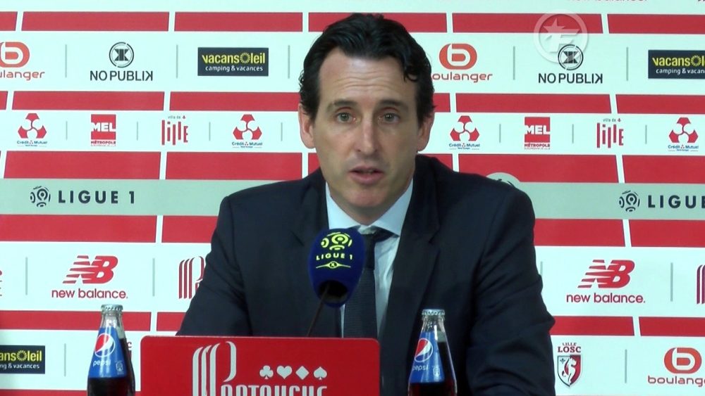 Unai Emery conférence de presse Lille/PSG