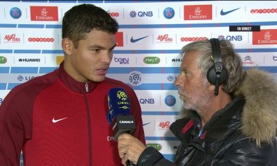 Thiago Silva zone mixte PSG/rennes 4-0