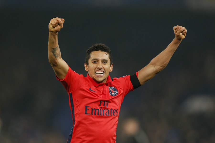 Marquinhos ( PSG ) en Ligue des Champions