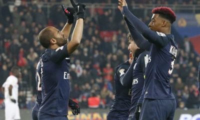 PSG/LOSC: Lucas + Kimpembe celebration but