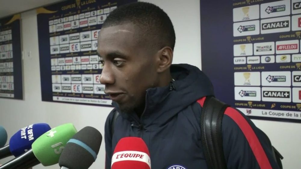 Blaise Matuidi zone mixte PSG-FC Metz