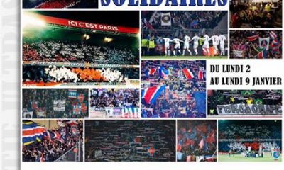 Le Collectif Ultras Paris organise une collecte de vêtements et denrées alimentaires