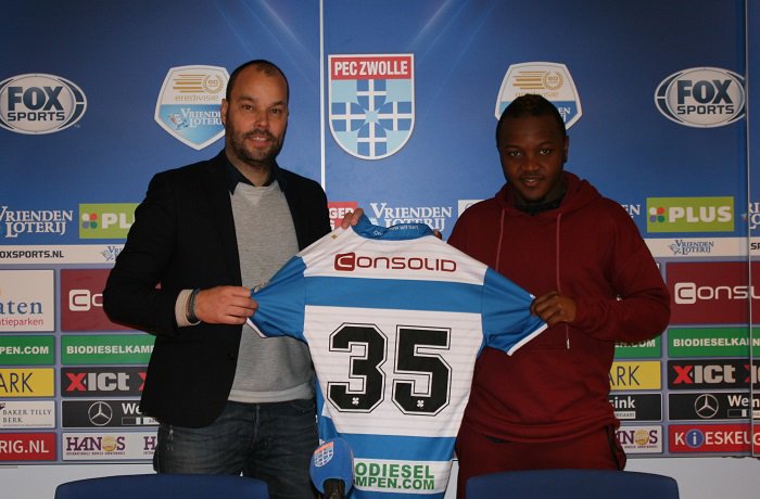 Le PEC Zwolle officialise l'arrivée d'Hervin Ongenda, avec un contrat de 3 ans et demi.jpg