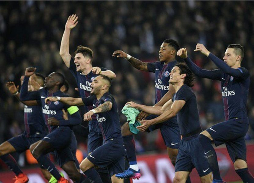 Les images partagées par les joueurs du PSG ce mercredi on savoure encore la victoire contre le Barça!.jpg