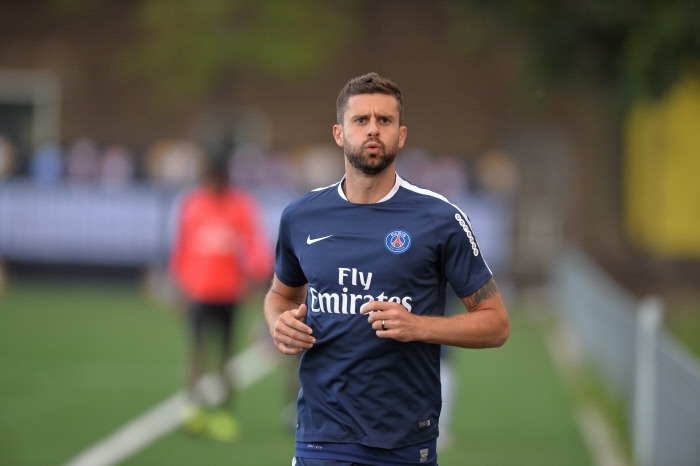 Thiago Motta a participé à l'entraînement collectif du PSG