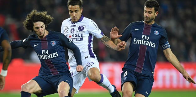 Adrien Rabiot + Thiago Motta : PSG / Toulouse