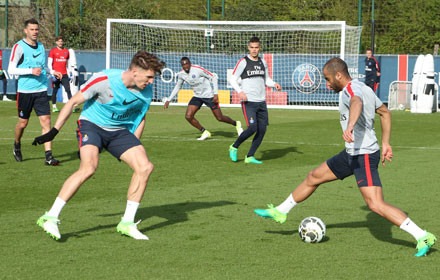 Thomas Meunier de retour à l'entraînement collectif, regarni pour le retour d'internationaux