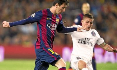 Lionel Messi vs Marco Verratti 1/8 Champions League