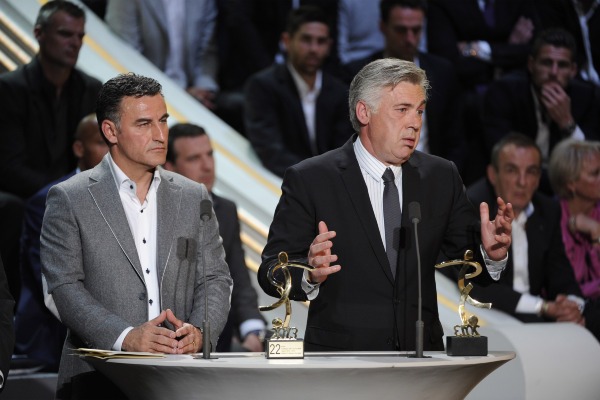 Ancelotti Mes meilleures salutations et toutes mes félicitations à Christophe Galtier