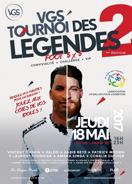 Vincent Guérin organise la seconde édition du Tournoi des Légendes le 18 mai  