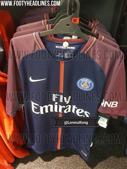 Le maillot du PSG à domicile pour la saison 2017-2018 se confirme