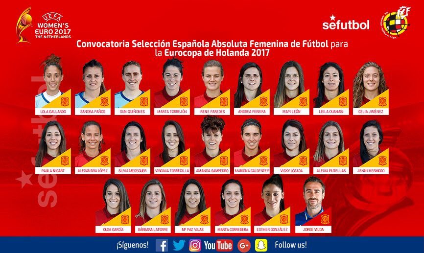 Féminines - Vero Boquete non sélectionnée par Espagne pour l'Euro 2017, Paredes si.jpg