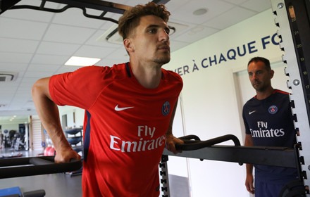 Kurzawa et Meunier sont déjà au travail et affichent leur motivation