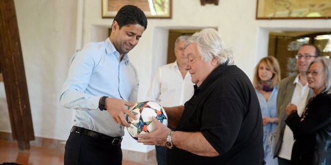 Nasser Al-Khelaïfi rend hommage à Louis Nicollin Le football français perd un grand homme