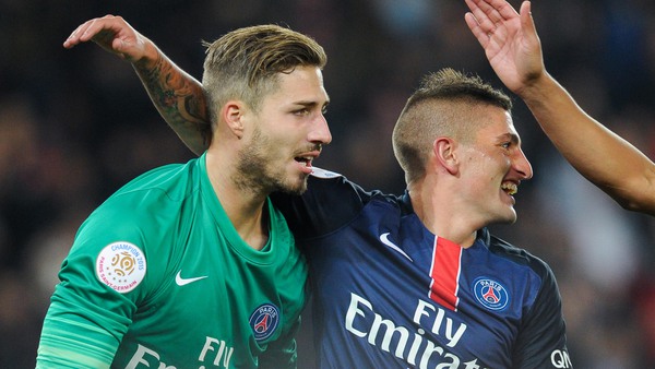 Kevin Trapp chute en pleine préparation, Marco Verratti se moque continue comme ça