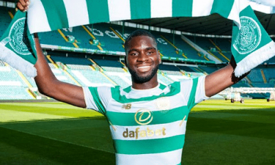 Odsonne Edouard applaudi par tous après son premier match avec le Celtic