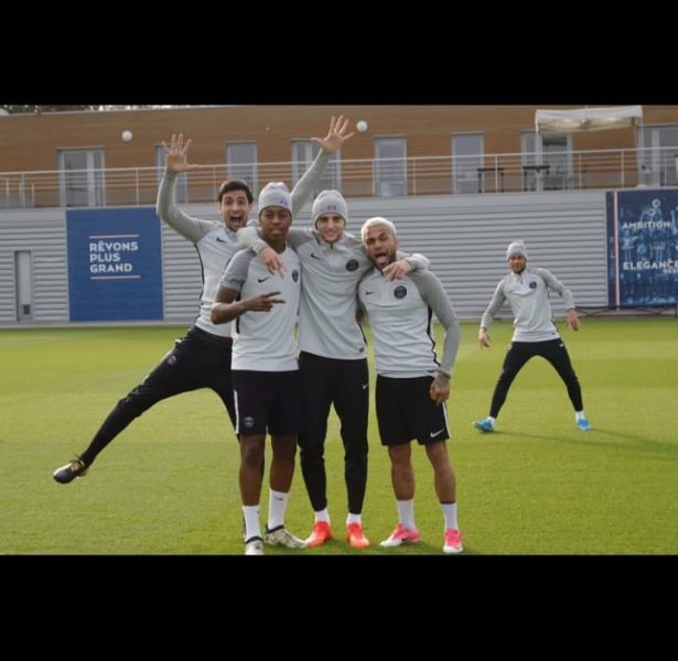 Les images du PSG ce mardi prêts pour affronter Anderlecht !