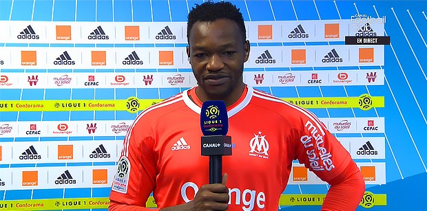 Mandanda "On avait fait ce qu'il faut, de ne pas arroser la pelouse aux efforts que l'on a fait ensemble"